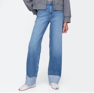 [Sold] NWT Gap 90s Mid-Rise Baggy Loose wide Leg NEW 24P Petite 00P